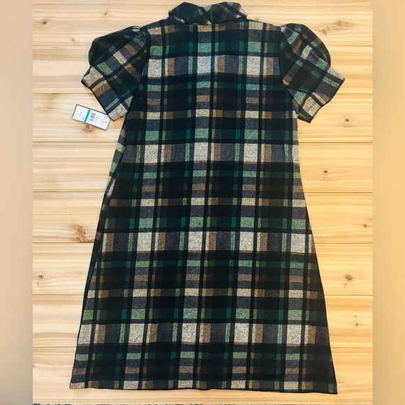 NWT Jessica Howard Flannel Cowl Neck Dress Plaid size Large - Picture 14 of 16